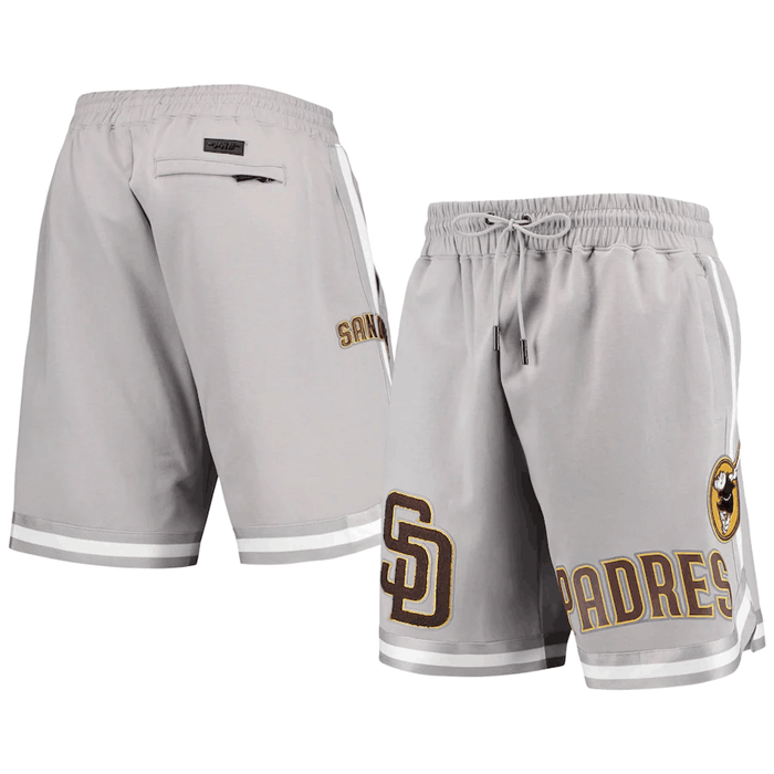 Men's San Diego Padres Grey Shorts Men's San Diego Padres Grey Shorts